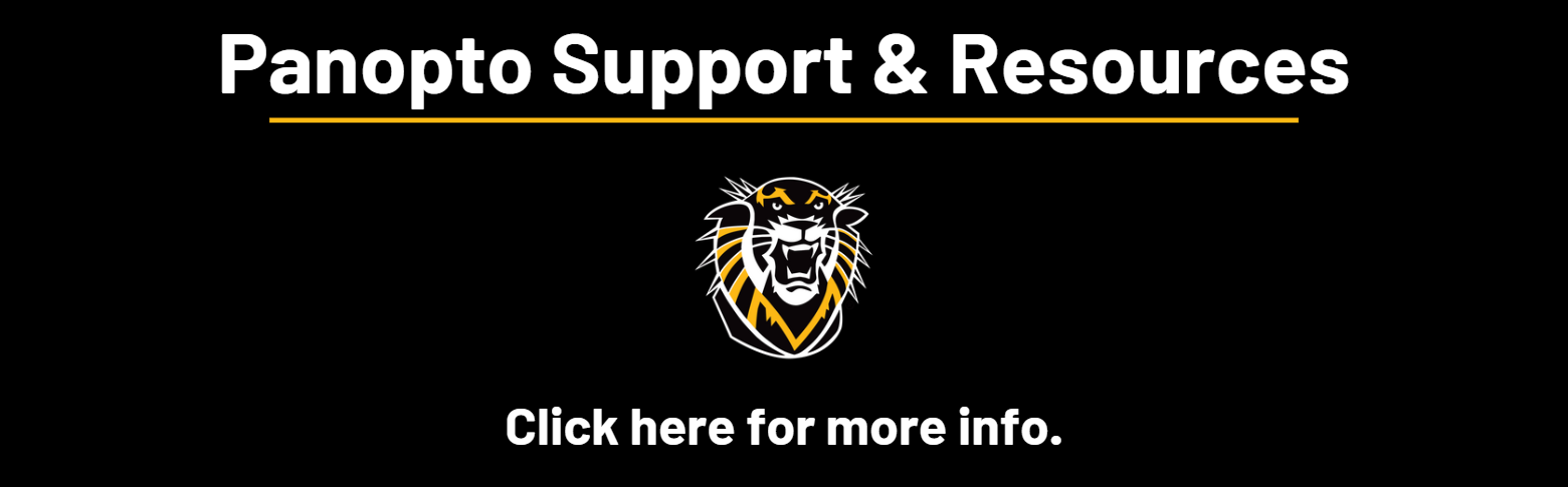 Click here for panopto support and resources